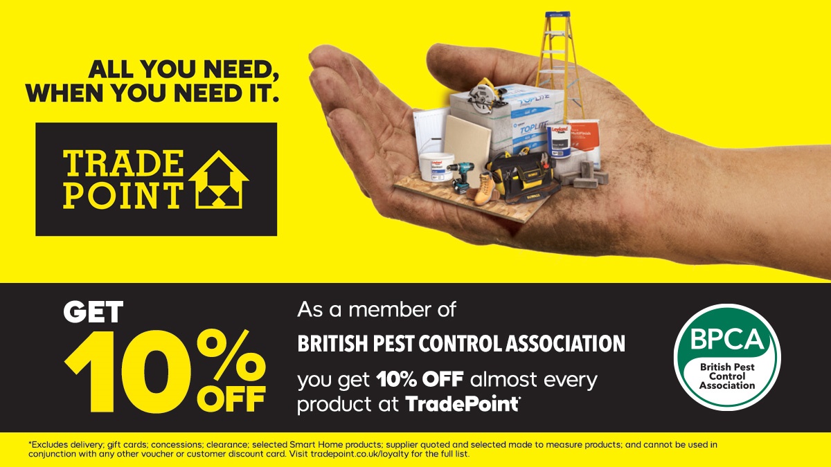 Member benefit Tradepoint BQ card for pest control BPCA Member benefit Tradepoint BQ card for pest control BPCA